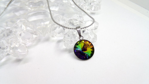 Ocelový přívěsek - crystal Vitrail Medium 12mm — foto 2