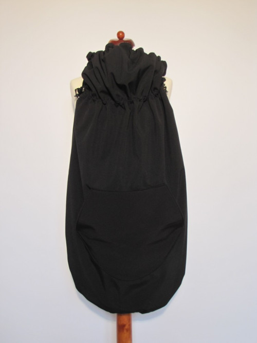 SKLADEM - ZIMNÍ kapsa š. 90cm CELOČERNÁ — foto 3