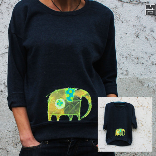 Mikina,originál, neon niť — foto 6