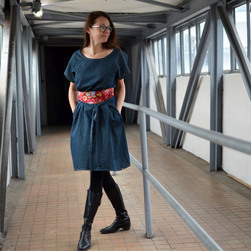 UNI- denimové šaty na míru — foto 6
