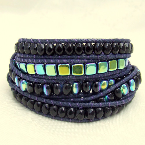 Wrap náramek Black Metalic — foto 2