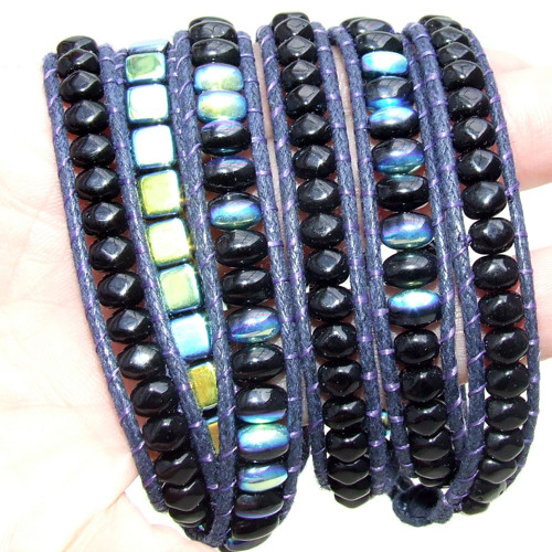 Wrap náramek Black Metalic — foto 3