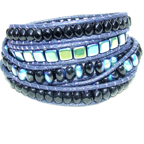 Wrap náramek Black Metalic — foto 4