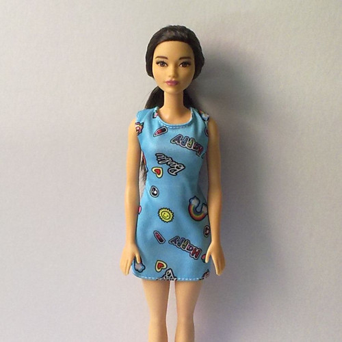 Oblečky na Barbie - šaty + střevíčky — foto 2