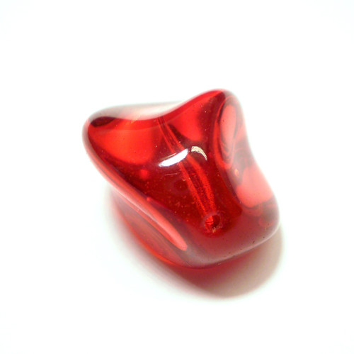 1ks Korálky Fantazie 26mm Ruby — foto 2