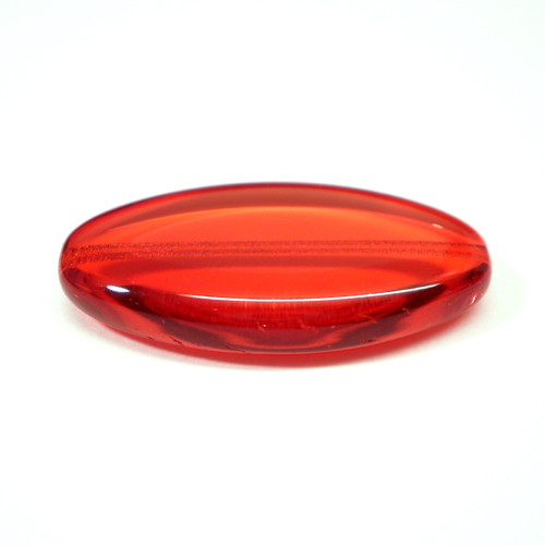 1ks Korálky Amulet 36x19mm Ruby — foto 2