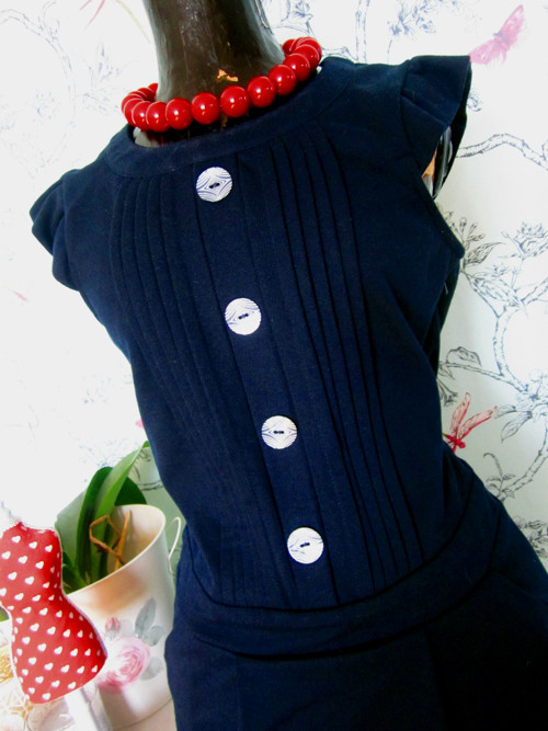 Šatky francouzské navy blue — foto 2