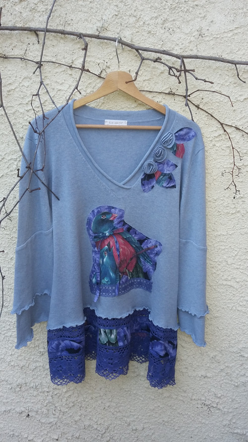 Ptačí píseň,boho svetr, vel.L — foto 5