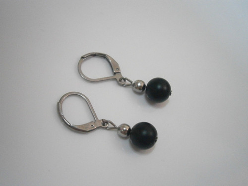 Náušnice *Onyx* (Nerezová ocel) — foto 2
