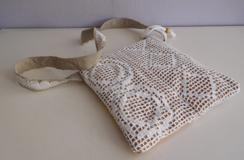 Patchwork a krajky - kabelka — foto 2