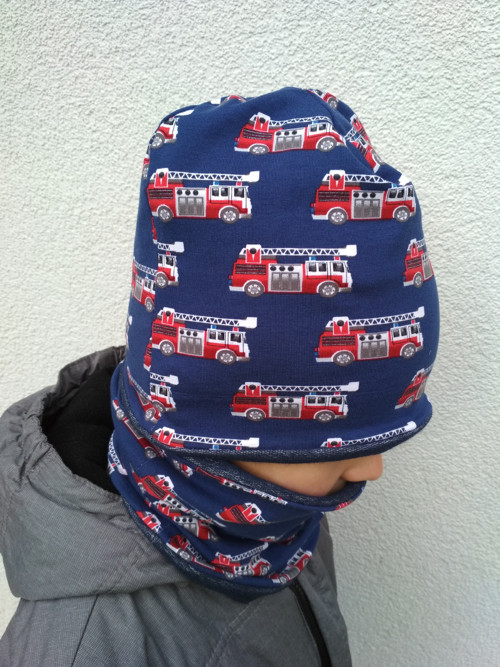 Čepice hasičské auto — foto 4