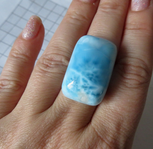 Velký Extra Larimar, kabošon č.4 — foto 2
