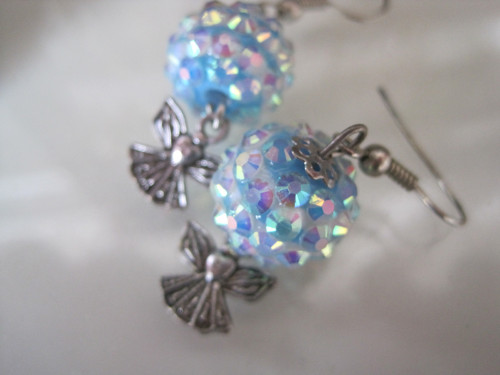 Náušnice Blue Enjels — foto 2