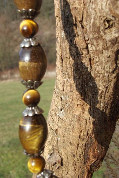 Náhrdelník-Tygří oko-3 — foto 4