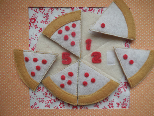 Quiet book - stránka do knihy - PIZZA — foto 2
