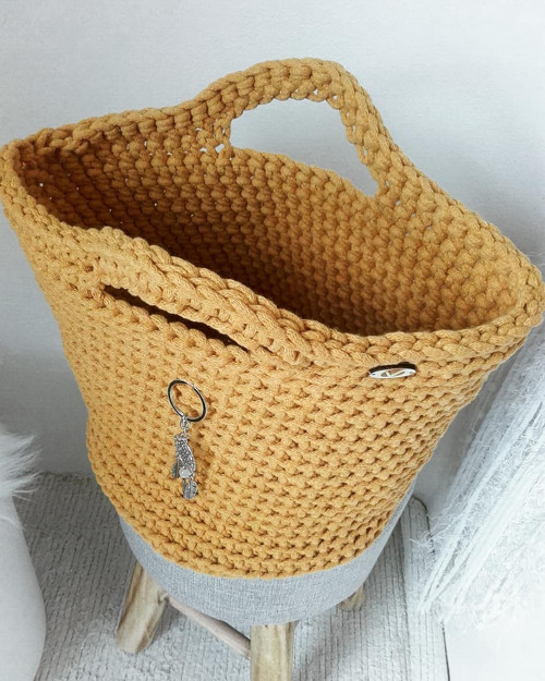 TOTE BAG mustard — foto 2