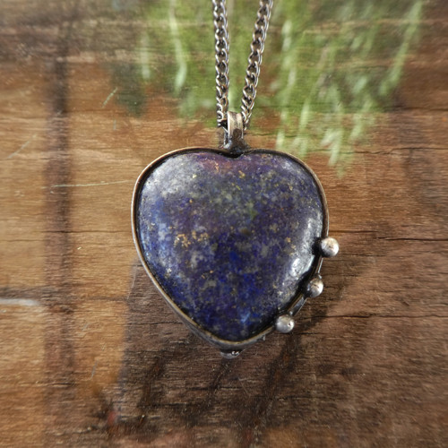 Srdce - lapis lazuli — foto 3