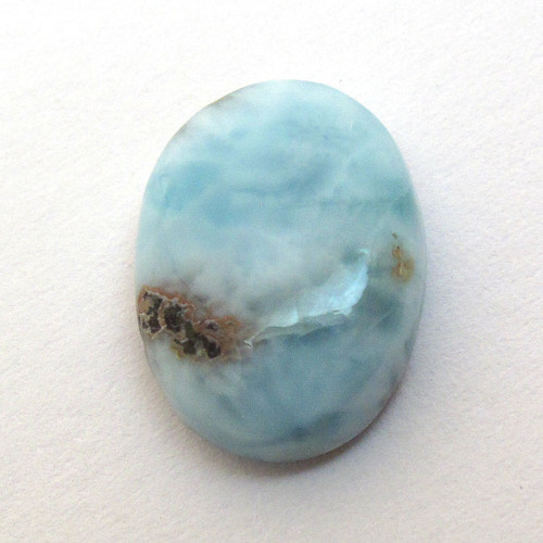 Kabošon larimar ovál 13,9mm — foto 3