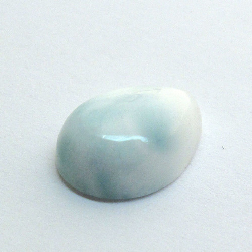 Kabošon larimar kapka 13,4mm REZERVACE — foto 3