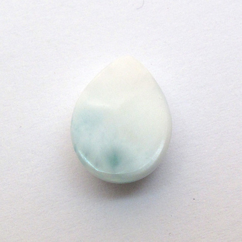 Kabošon larimar kapka 13,4mm REZERVACE — foto 5