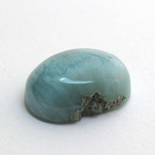 Kabošon larimar ovál 15,0mm REZERVACE — foto 2