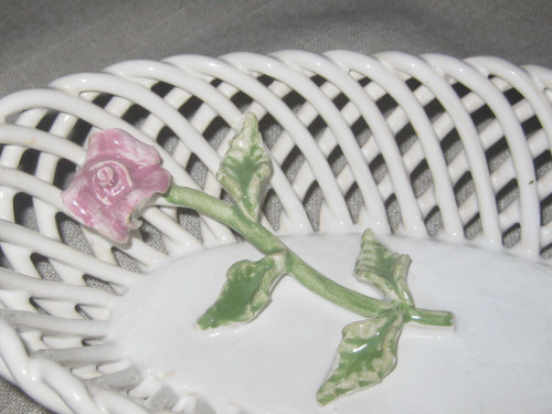 Porcelánová miska s růží — foto 2