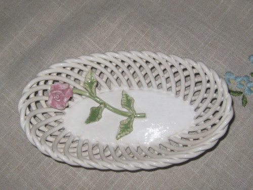 Porcelánová miska s růží — foto 3