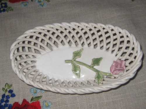 Porcelánová miska s růží — foto 5
