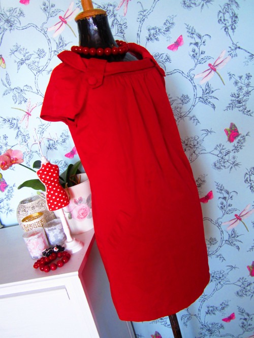 Šaty retro red — foto 3