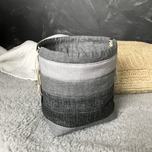 Praktická textilní krabička - kosmetická taštička — foto 2