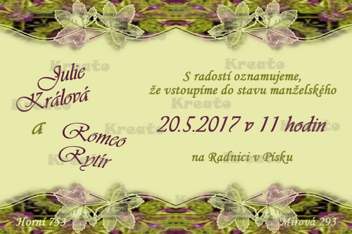 Svatební oznámení No.7 — foto 4