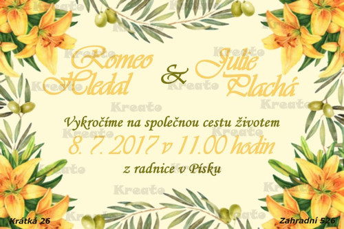 Svatební oznámení No.16 — foto 5