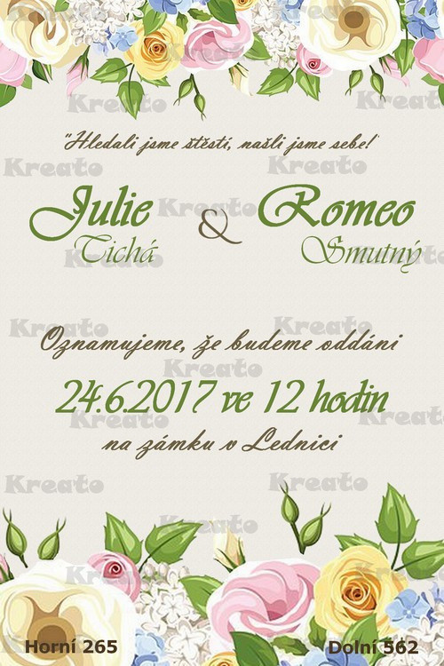 Svatební oznámení No.20 — foto 5