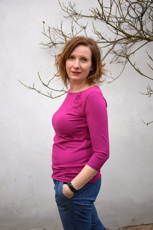 Lila s aplikací, vel. L — foto 3