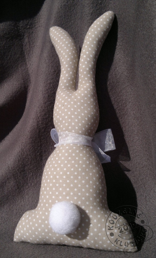 Zajíček šitý velký 28 cm/5 barev — foto 3