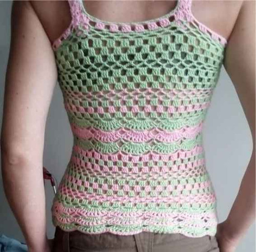 Letní háčkovaný top — foto 2