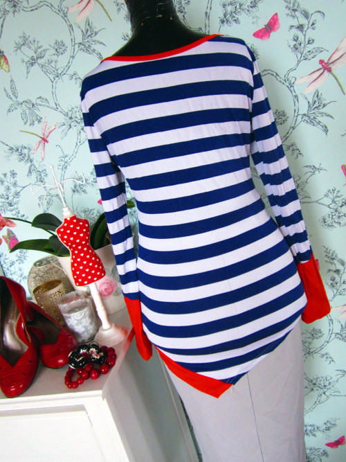 Triko originál asymetric sailor — foto 4