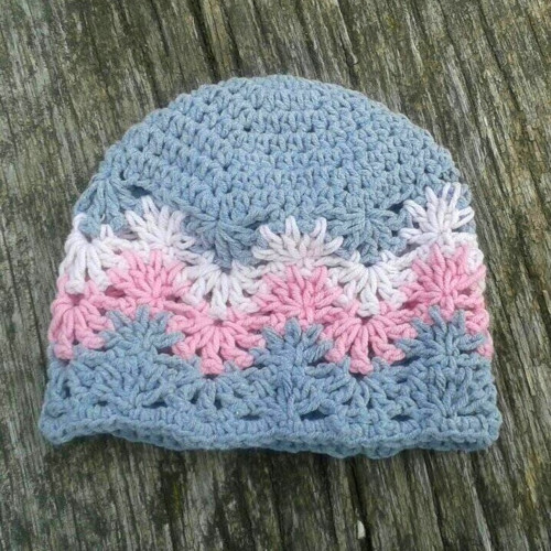 Kojenecká čepička - pro obvod 30-35 cm — foto 4