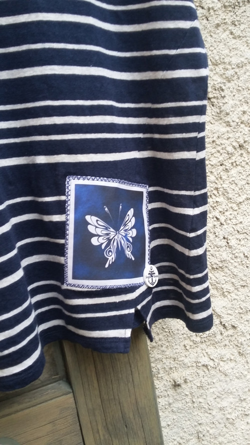 Jedeme k moři, triko/převlek/tílko, oversized — foto 2