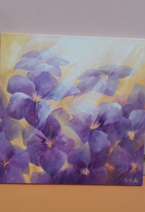 RADOST III., 60x60,olej,pl. — foto 2