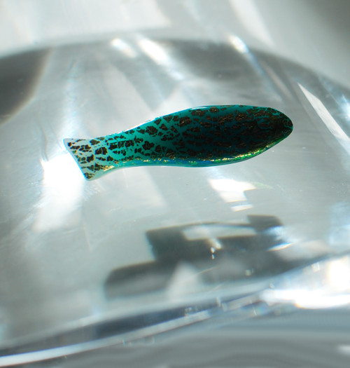 Malá zelenkavá rybka - brož — foto 4