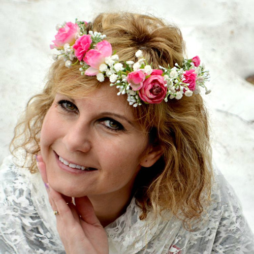Věneček do vlasů fuchsiový — foto 4