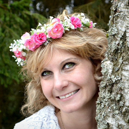 Věneček do vlasů fuchsiový — foto 6