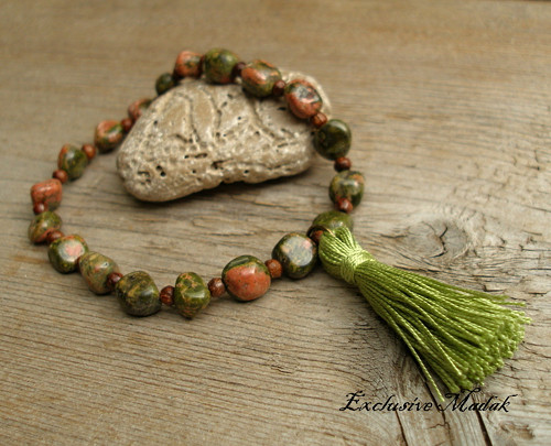 Boho náramek se střapcem...... unakit — foto 3
