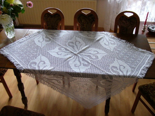 Flanderské vlnky - 93 x 46 cm - bílé — foto 6
