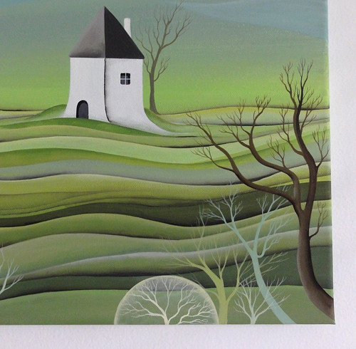 ,,Nesmělé jaro,,(40 x 40) — foto 2
