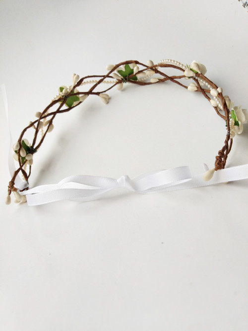Květinový věneček ivory — foto 4