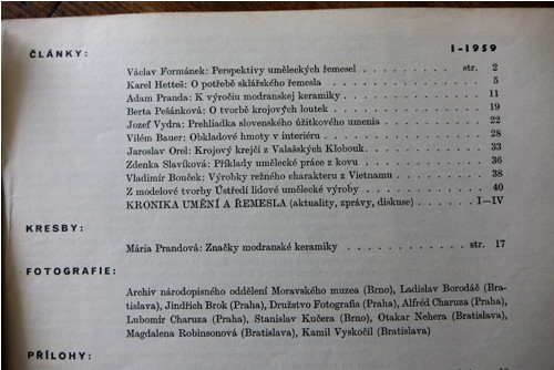Umění a řemesla 1/1959 — foto 3