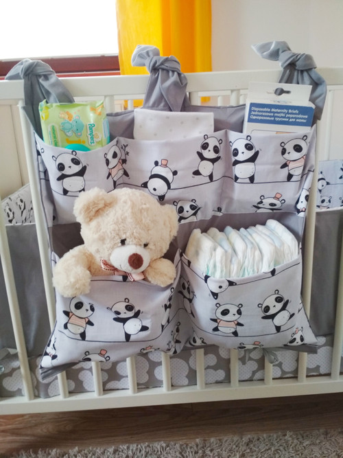 Panda - Mantinel kolem celé postýlky a kapsář — foto 3