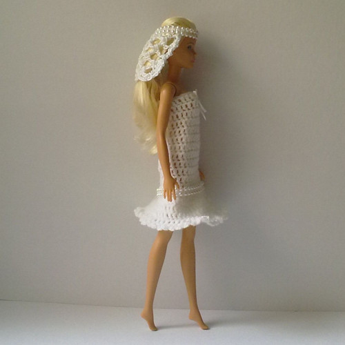 Oblečky pro Barbie - svatební šaty — foto 3